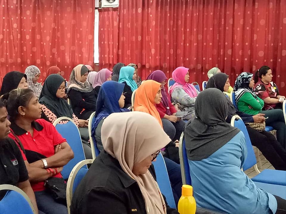 Kursus kesihatan Wanita Siri 1 anjuran Kelab Sukan MPS di bilik pameran MPS pada 682018