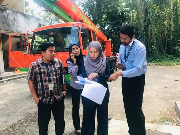 Lawatan tapak MBS & KPKT bagi penilaian akhir utk pelaksanaan projek-projek penyelenggaraan Tabung Penyenggaraan Perumahan Malaysia 2020.