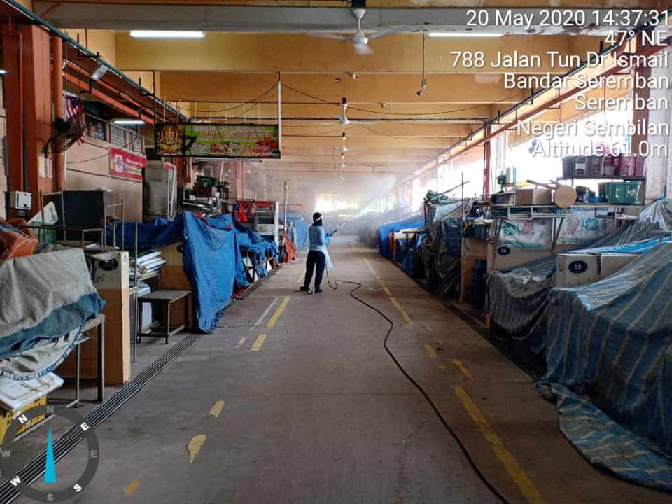 PEMBERSIHAN DAN DISINFEKSI KAWALAN NOVEL CORONAVIRUS COVID -19