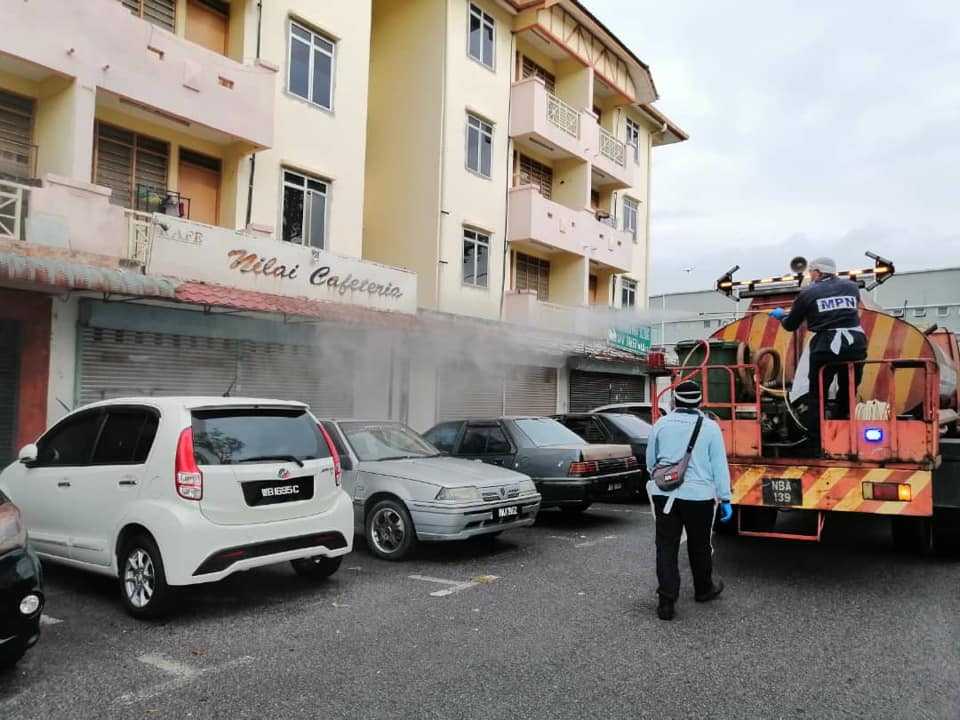 DISINFEKSI KAWALAN NOVEL CORONAVIRUS COVID-19 BAGI MENCEGAH PENULARAN JANGKITAN COVID-19