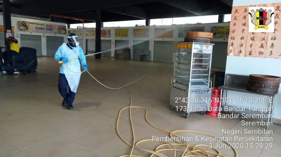 DISINFEKSI KAWALAN NOVEL CORONAVIRUS COVID -19