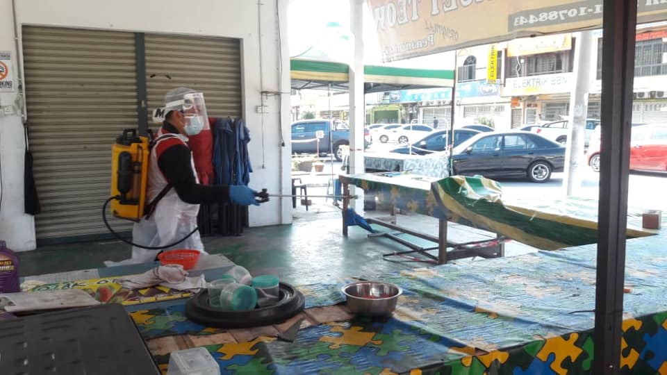 DISINFEKSI KAWALAN NOVEL CORONAVIRUS COVID -19