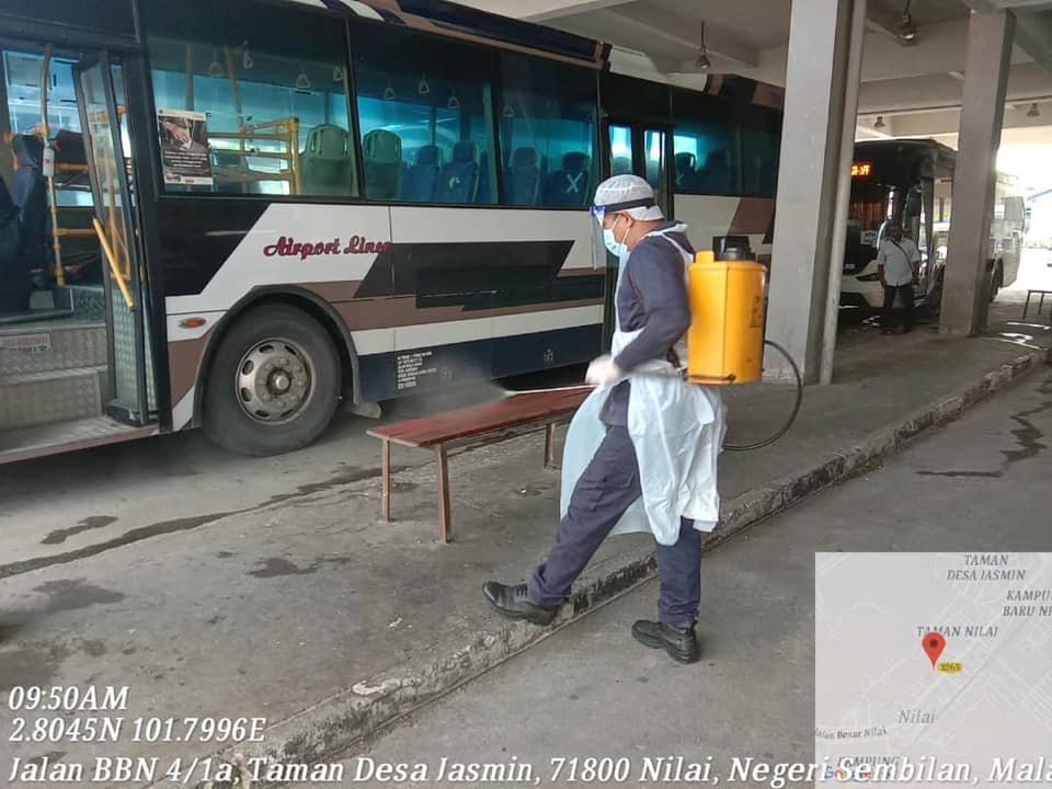 DISINFEKSI KAWALAN NOVEL CORONAVIRUS COVID -19