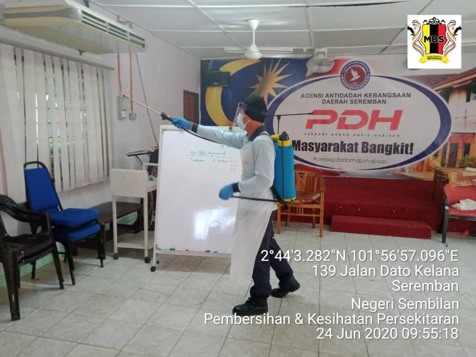 DISINFEKSI KAWALAN NOVEL CORONAVIRUS COVID -19