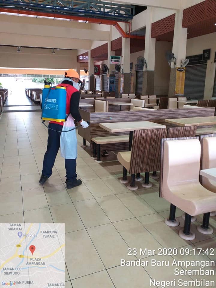 DISINFEKSI KAWALAN NOVEL CORONAVIRUS COVID -19