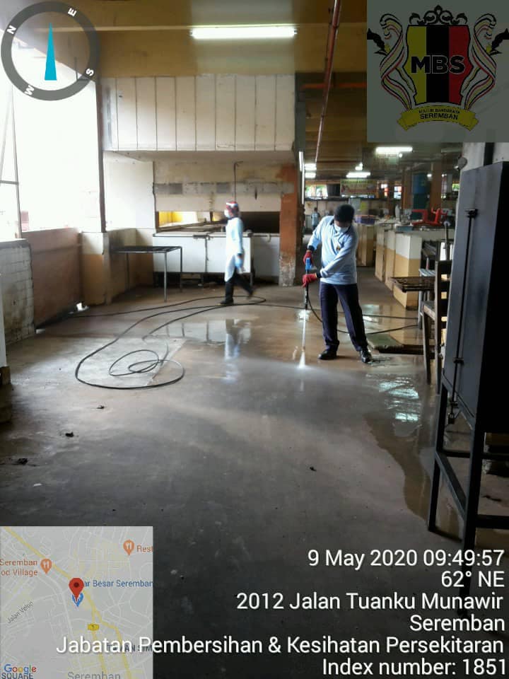 PEMBERSIHAN PASAR BESAR SEREMBAN