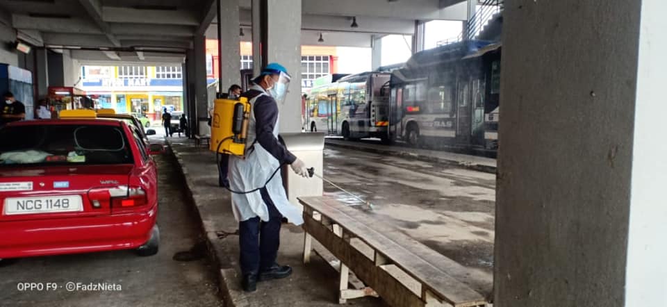 DISINFEKSI KAWALAN NOVEL CORONAVIRUS COVID -19