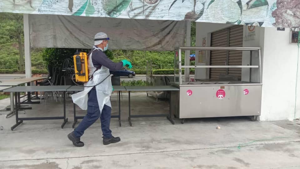 DISINFEKSI KAWALAN NOVEL CORONAVIRUS COVID -19