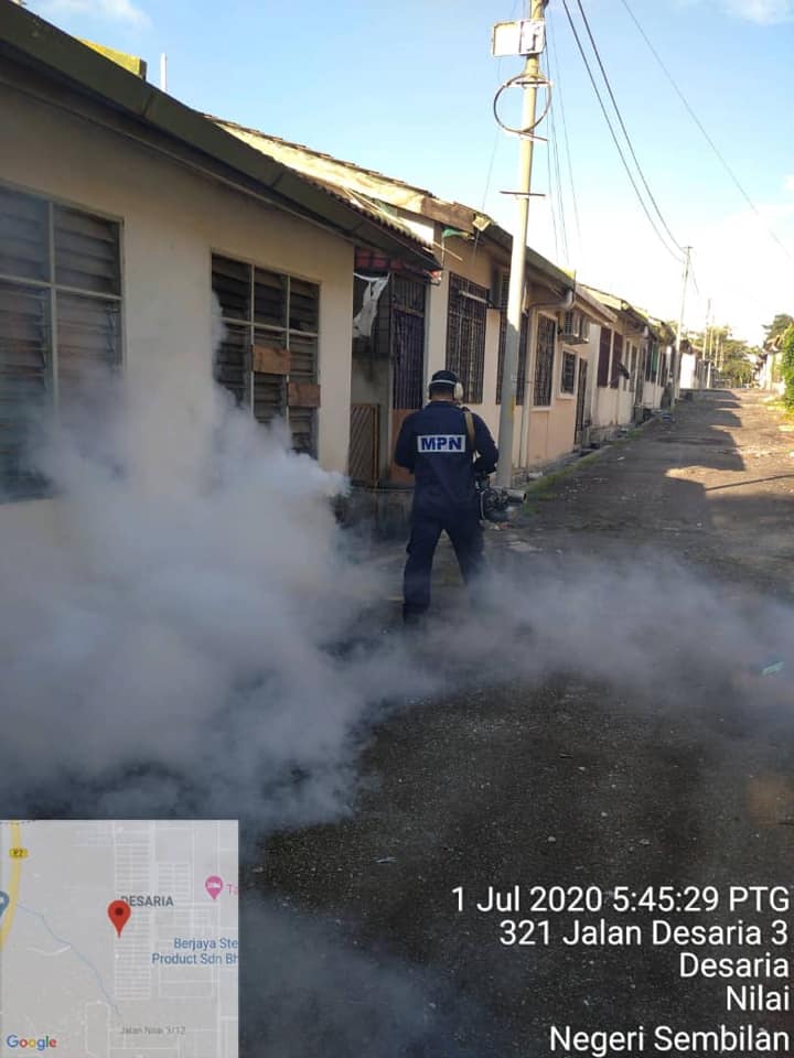 AKTIVITI KAWALAN DEMAM DENGGI DALAM KAWASAN MBS