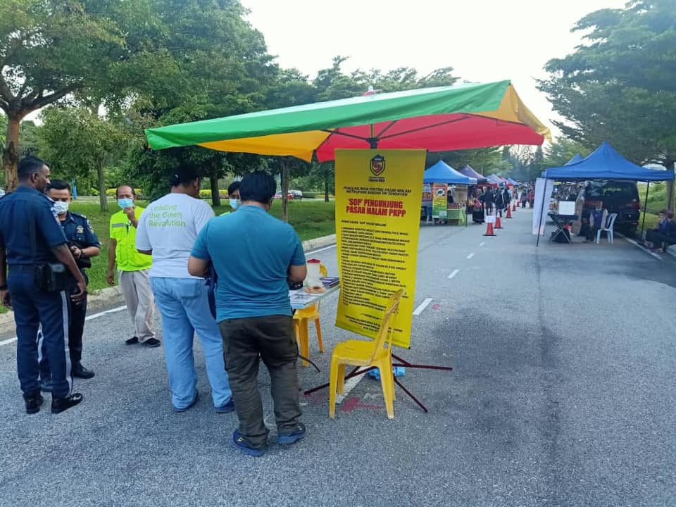 PEMANTAUAN & PEMATUHAN SOP PASAR MALAM