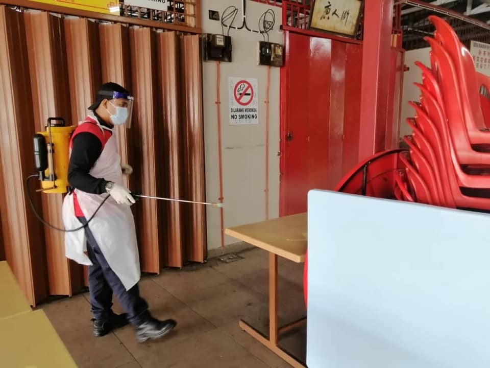 DISINFEKSI KAWALAN NOVEL CORONAVIRUS COVID -19