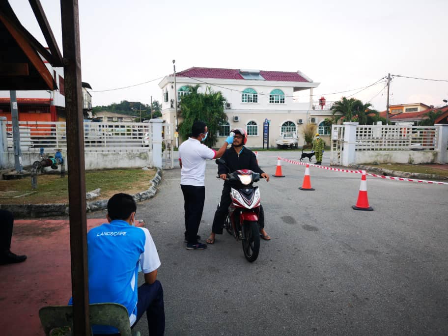 OPERASI PEMERIKSAAN SUHU & PEMATUHAN JARAK SOSIAL