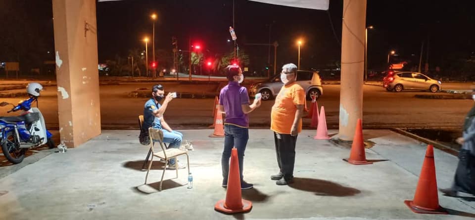 OPERASI PEMERIKSAAN SUHU & PEMATUHAN JARAK SOSIAL