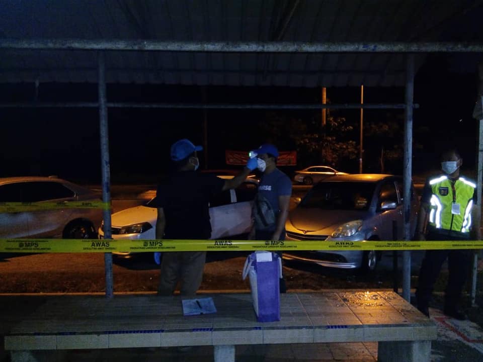 OPERASI PEMERIKSAAN SUHU & PEMATUHAN JARAK SOSIAL