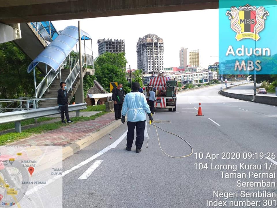 DISINFEKSI KAWALAN NOVEL CORONAVIRUS COVID -19