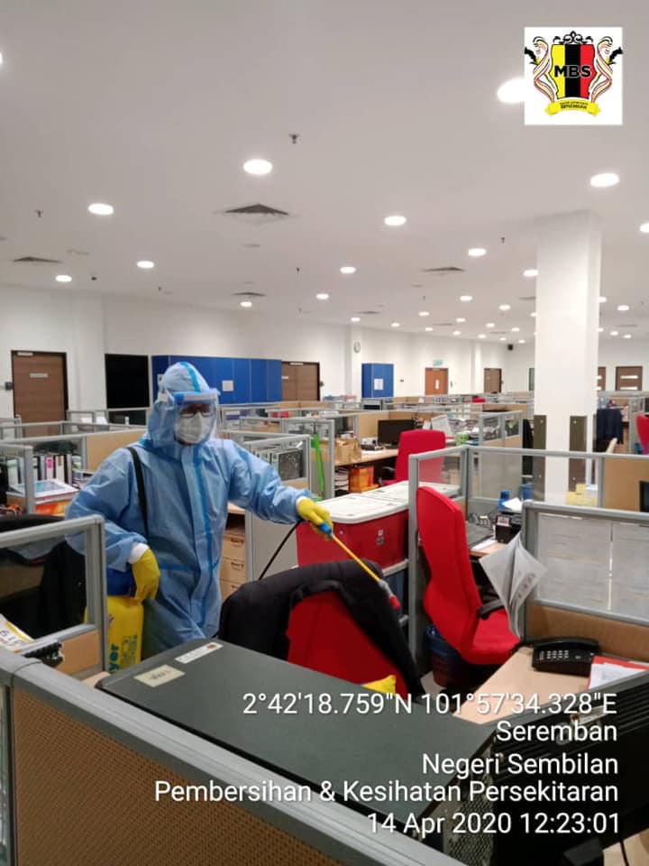 DISINFEKSI KAWALAN NOVEL CORONAVIRUS COVID -19