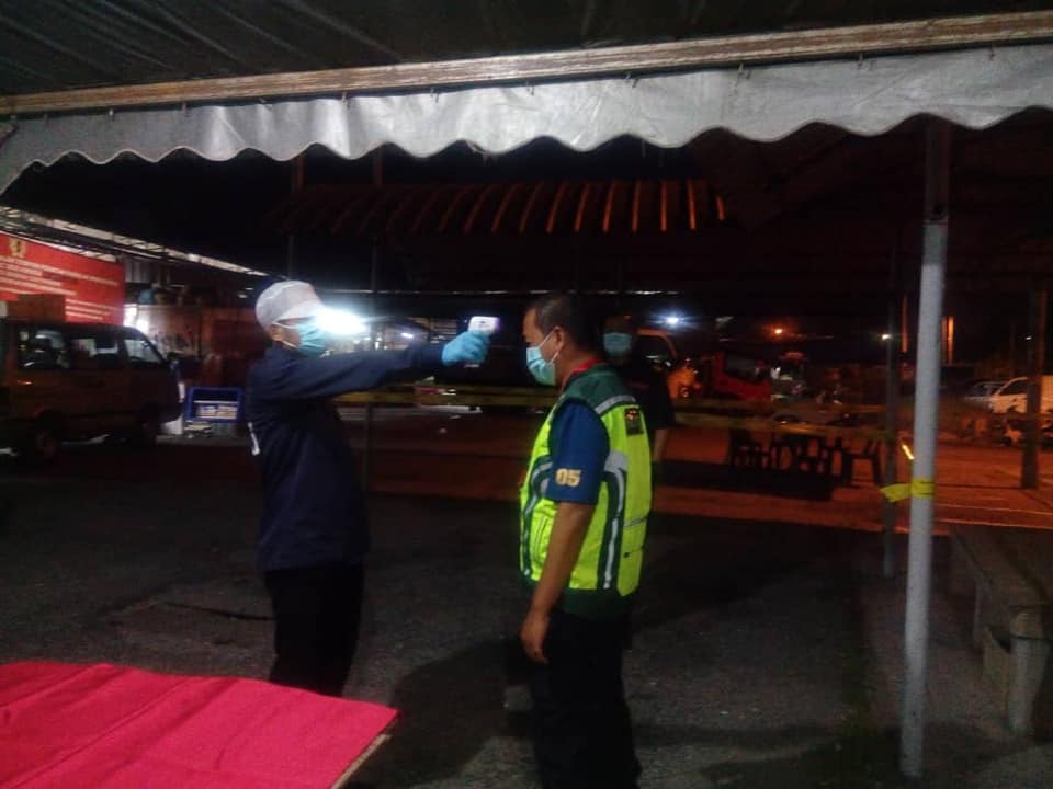 OPERASI PEMERIKSAAN SUHU & PEMATUHAN JARAK SOSIAL