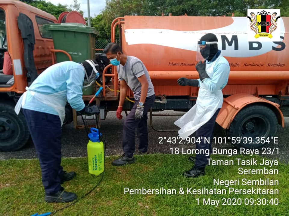 PEMBERSIHAN DAN DISINFEKSI KAWALAN NOVEL CORONAVIRUS COVID -19