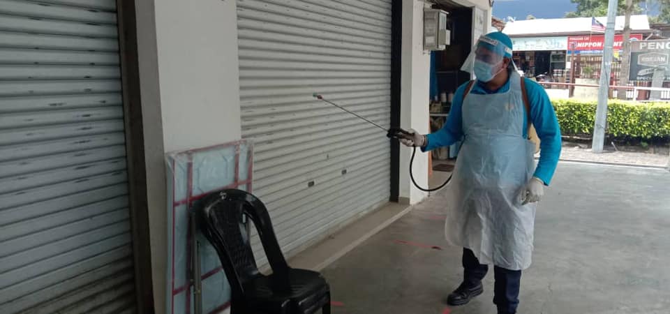 DISINFEKSI KAWALAN NOVEL CORONAVIRUS COVID -19