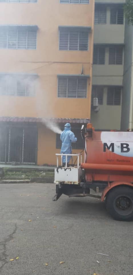 DISINFEKSI KAWALAN NOVEL CORONAVIRUS COVID