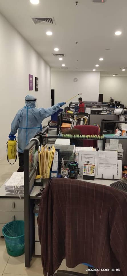 DISINFEKSI KAWALAN NOVEL CORONAVIRUS COVID -19