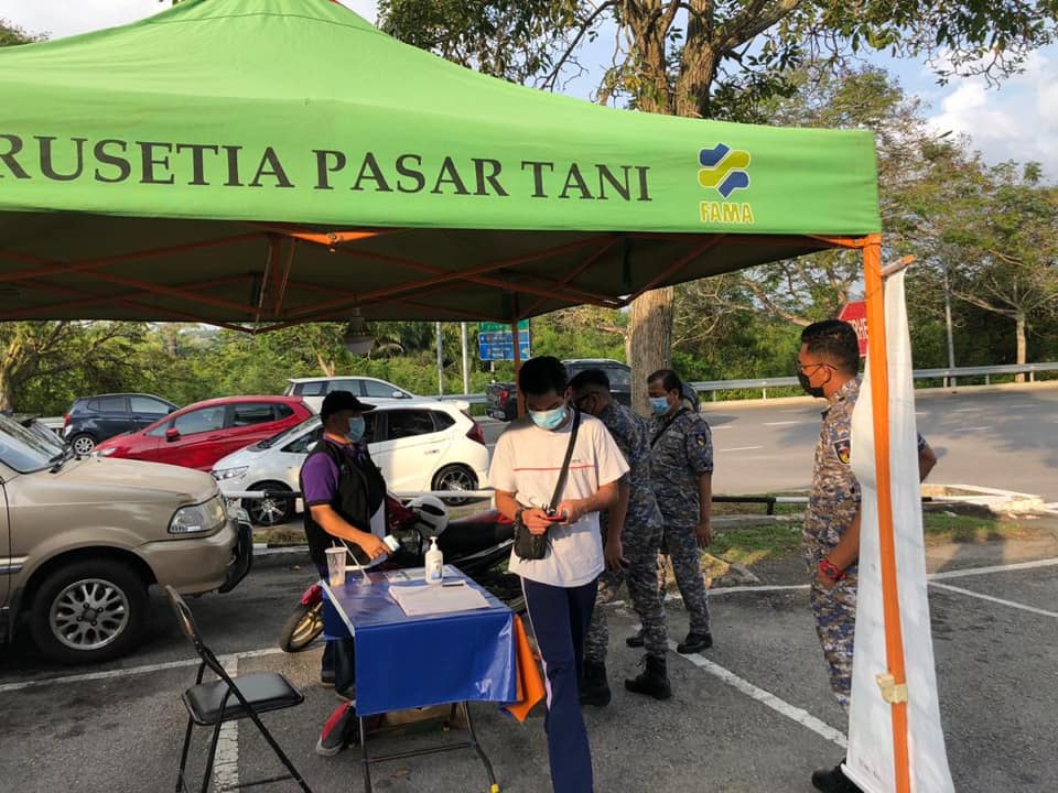 PEMANTAUAN PASAR TANI  DALAM KAWASAN MBS