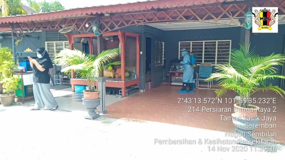 DISINFEKSI KAWALAN NOVEL CORONAVIRUS COVID -19