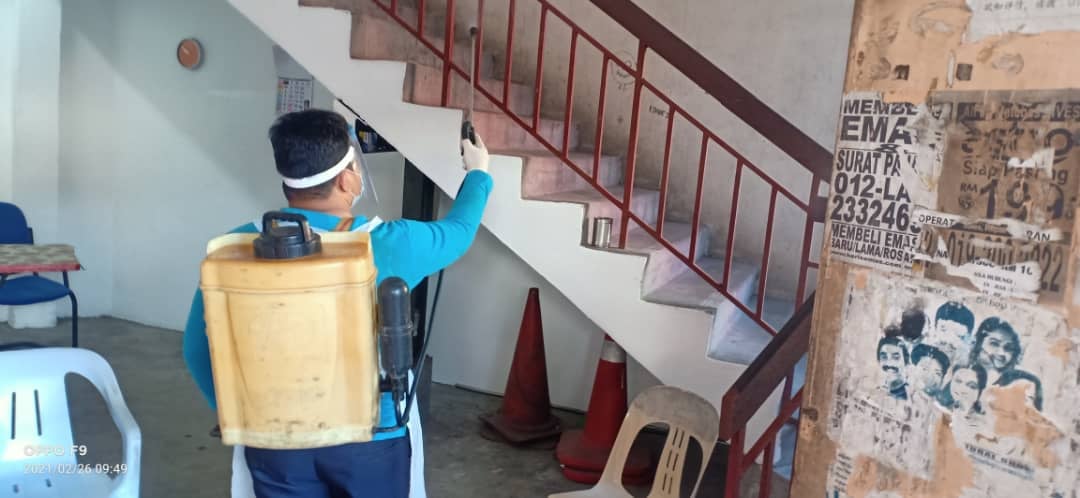 DISINFEKSI KAWALAN NOVEL CORONAVIRUS COVID -19