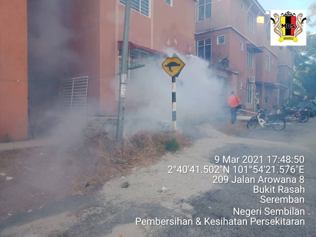 AKTIVITI KAWALAN DEMAM DENGGI DALAM KAWASAN MBS