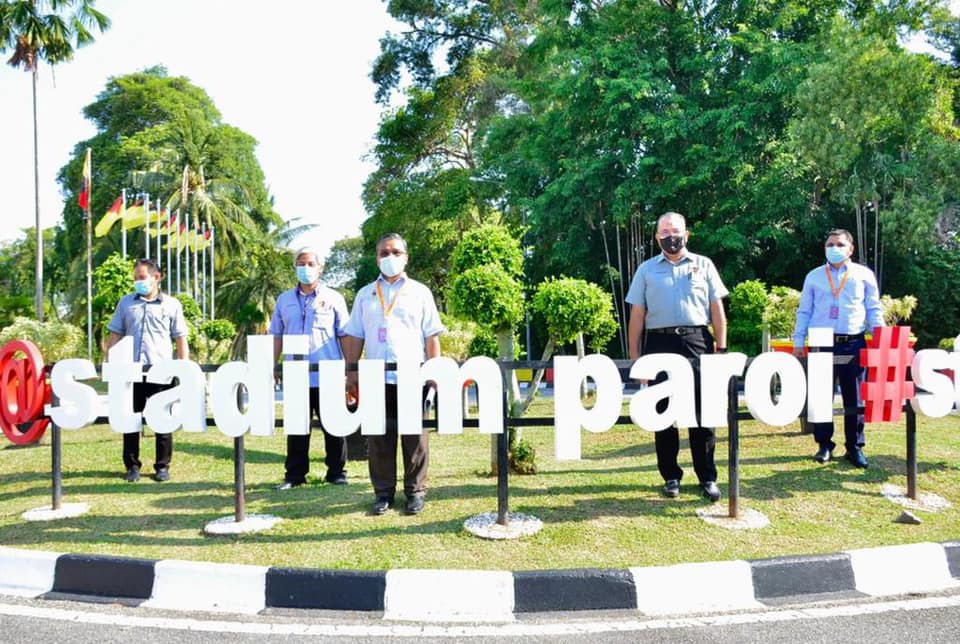 LAWATAN TURUN PADANG DATUK BANDAR KE STADIUM TUANKU ABDUL RAHMAN, PAROI