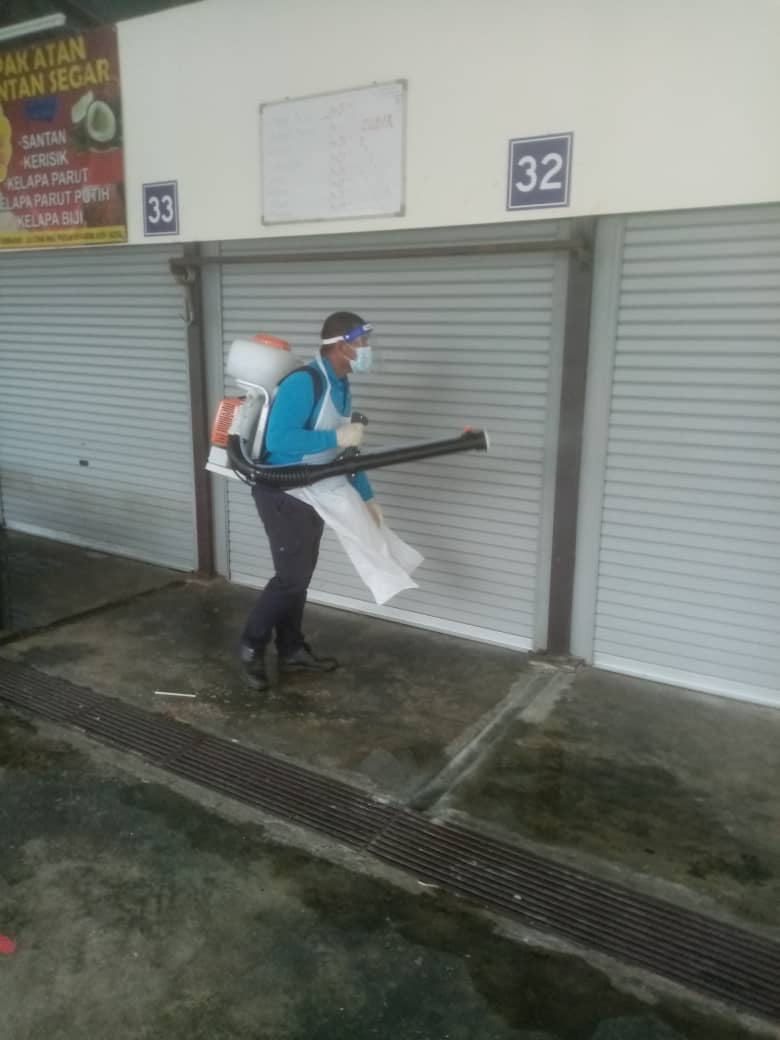 SEMBURAN NYAHKUMAN (DISINFEKSI) KAWALAN NOVEL CORONAVIRUS COVID -19 