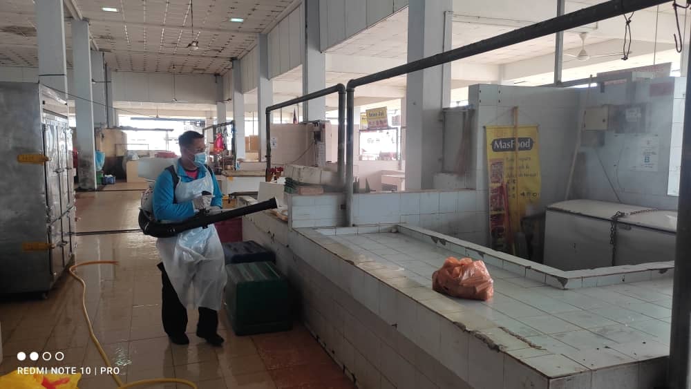 PEMBERSIHAN DAN SEMBURAN NYAHKUMAN (DISINFEKSI) KAWALAN NOVEL CORONAVIRUS COVID -19