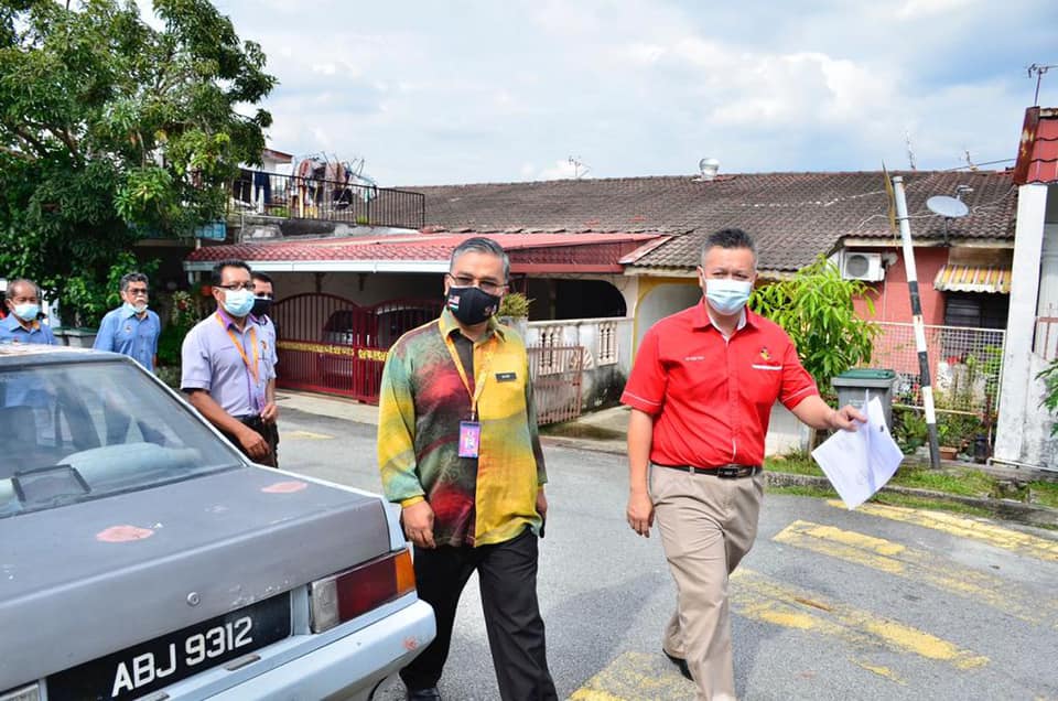 Lawatan Turun Padang Datuk Bandar Ke Taman Indah