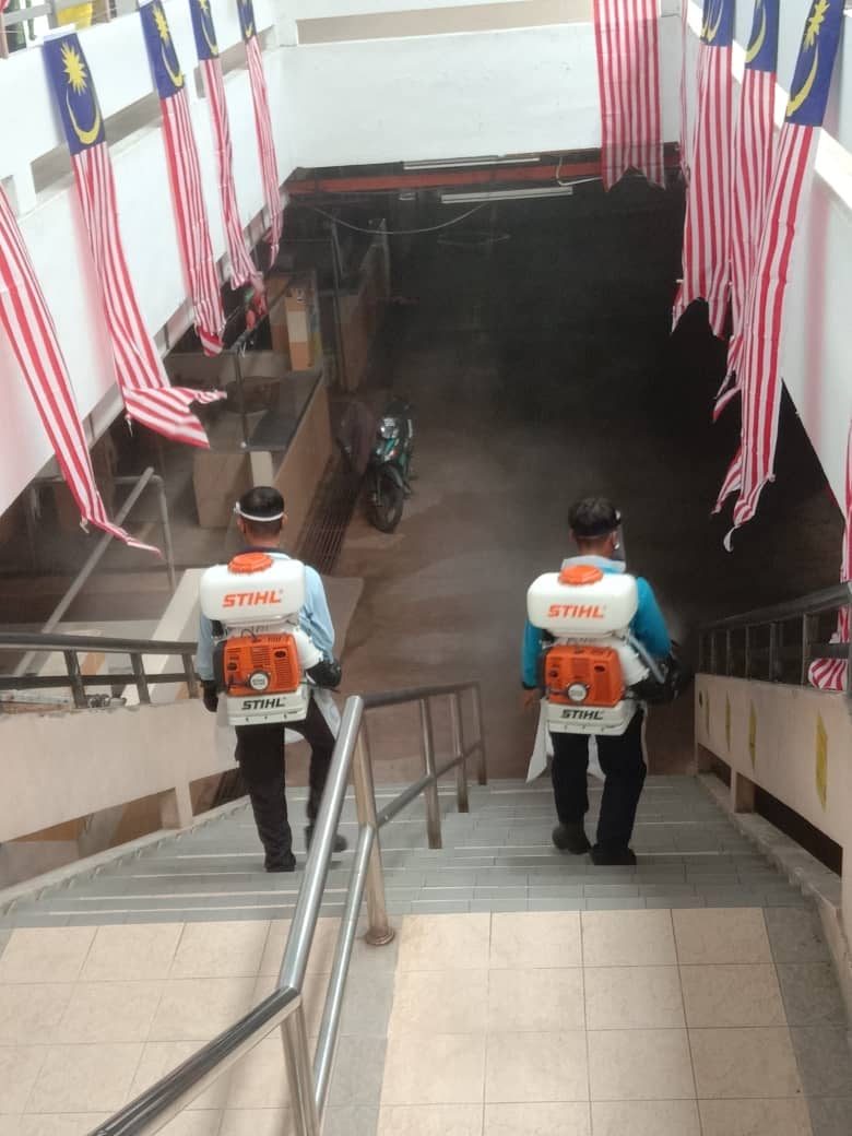 SEMBURAN NYAHKUMAN (DISINFEKSI) KAWALAN NOVEL CORONAVIRUS COVID -19