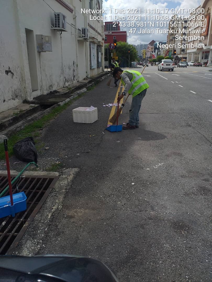 PEMBERSIHAN JALAN-JALAN SELIAAN JKR 