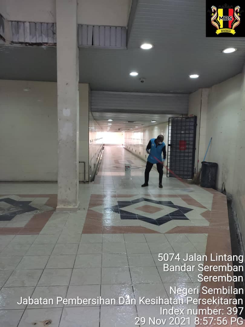 TEROWONG PEJALAN KAKI KTM - TERMINAL 1, SEREMBAN.