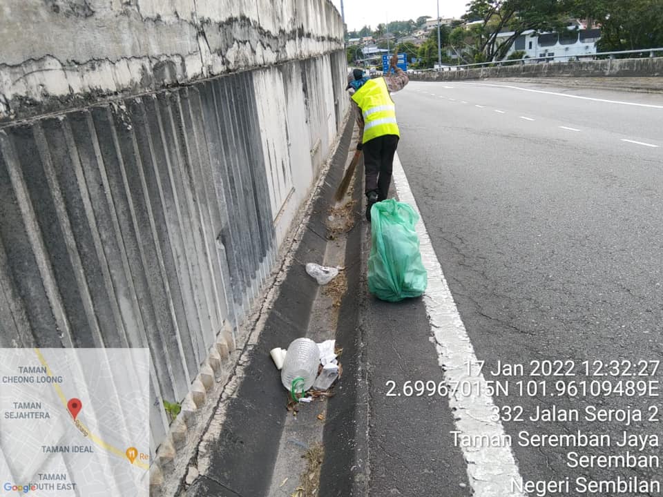 PEMANTAUAN PEMBERSIHAN JALAN-JALAN SELIAAN JKR