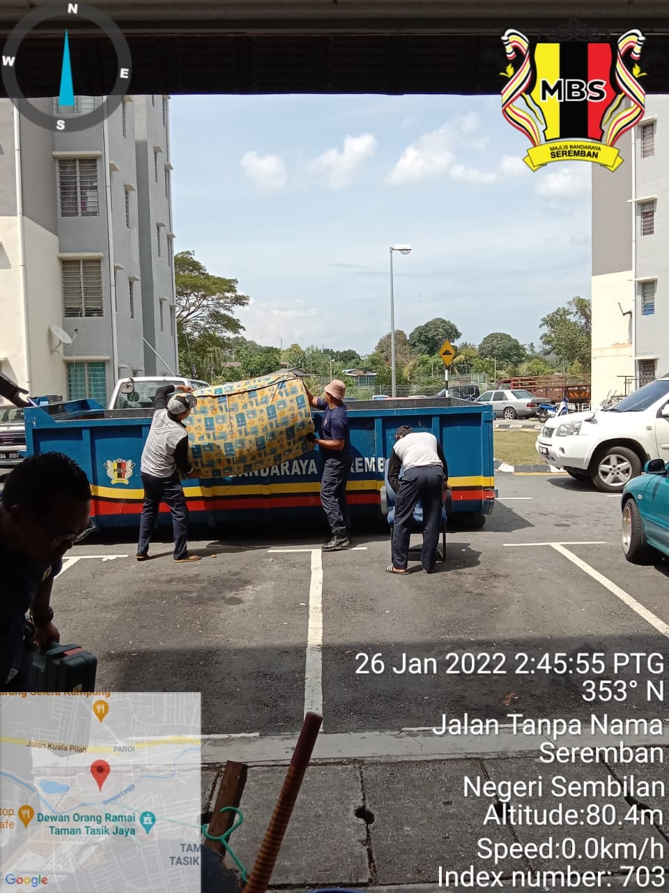 BANTUAN PEMBERSIHAN OLEH JABATAN PEMBERSIHAN DAN KESIHATAN PERSEKITARAN, MBS