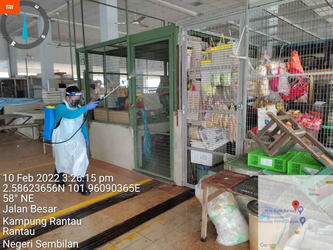  PEMBERSIHAN DAN SEMBURAN NYAHKUMAN (DISINFEKSI) KAWALAN NOVEL CORONAVIRUS COVID -19