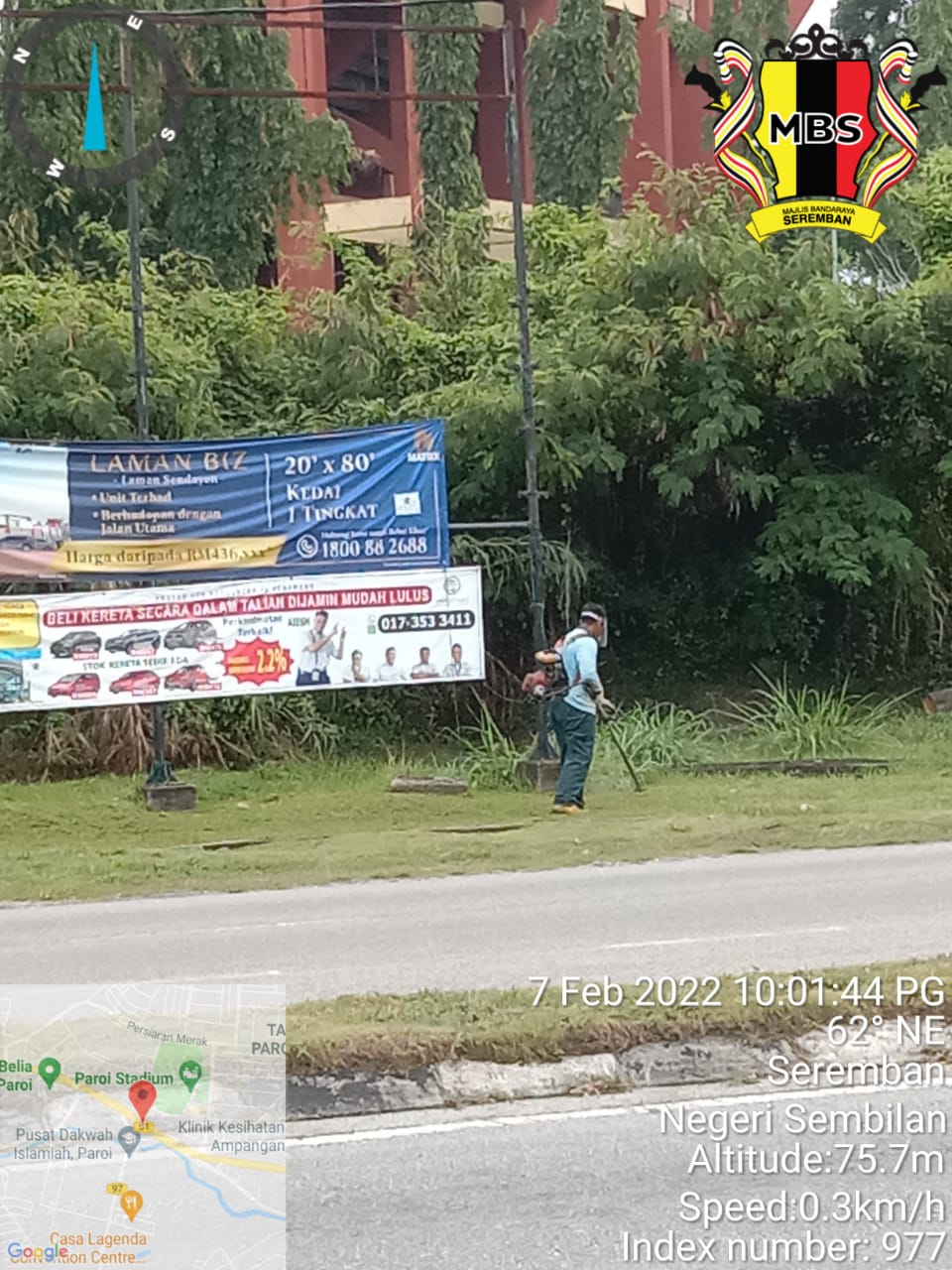 KERJA-KERJA PEMOTONGAN RUMPUT