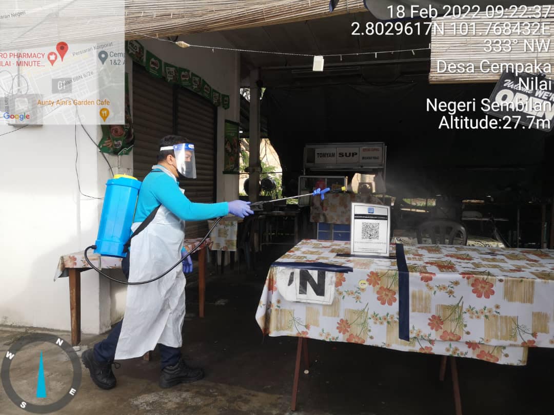  PEMBERSIHAN DAN SEMBURAN NYAHKUMAN (DISINFEKSI) KAWALAN NOVEL CORONAVIRUS COVID -19