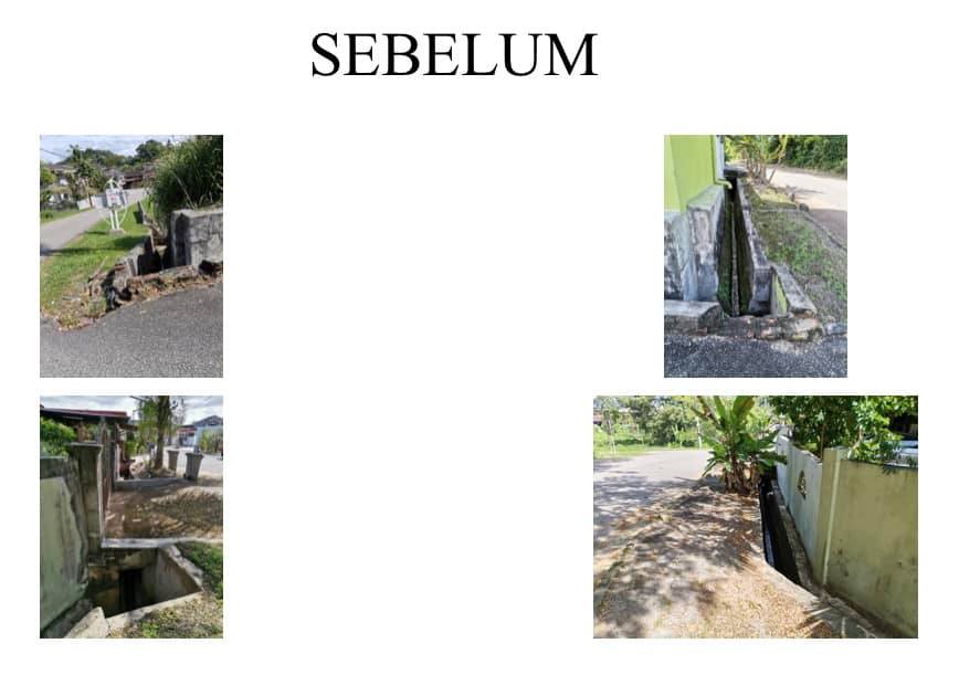 LAPORAN KERJA-KERJA MENURAP SEMULA JALAN DAN MEMBAIKPULIH LONGKANG DI TAMAN DESA RASAH, SEREMBAN