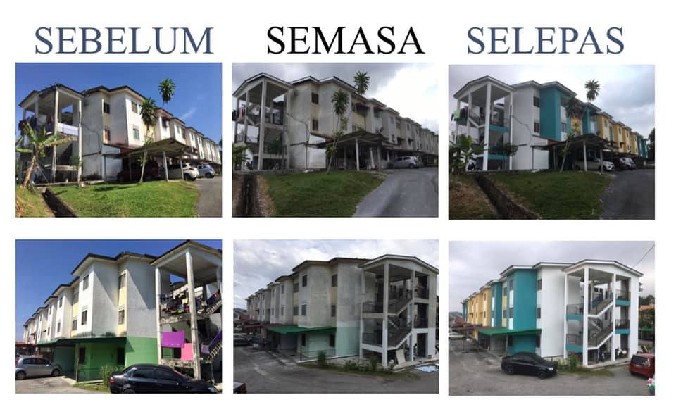 KERJA-KERJA MENGECAT, MENURAP JALAN DAN KERJA-KERJA BERKAITAN DI RUMAH PANGSA TAMAN ZAITON INDAH, DAERAH SEREMBAN