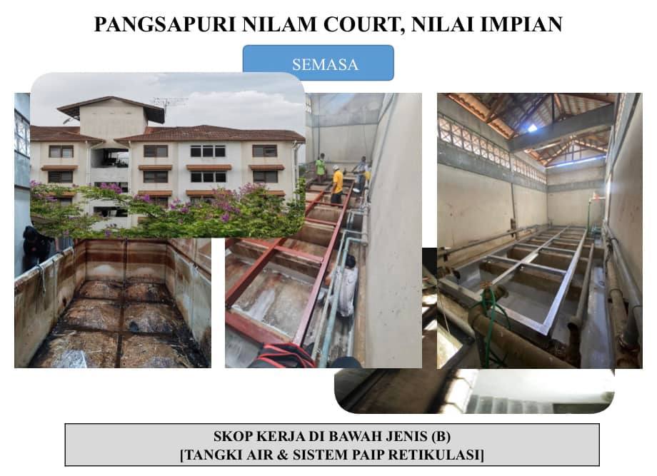 PROJEK PROGRAM TPPM BAGI PANGSAPURI NILAM COURT, NILAI IMPIAN