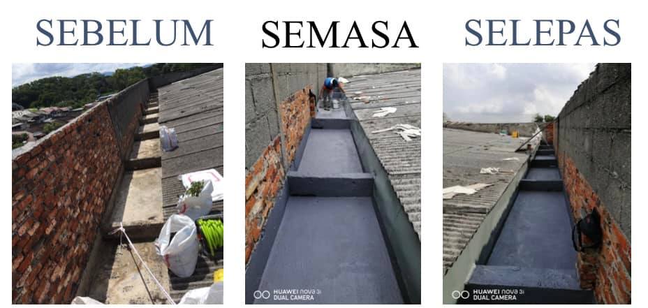 KERJA-KERJA MENAIKTARAF INFRASTRUKTUR (BUMBUNG) DI APARTMENT TAMAN SRI LOOP