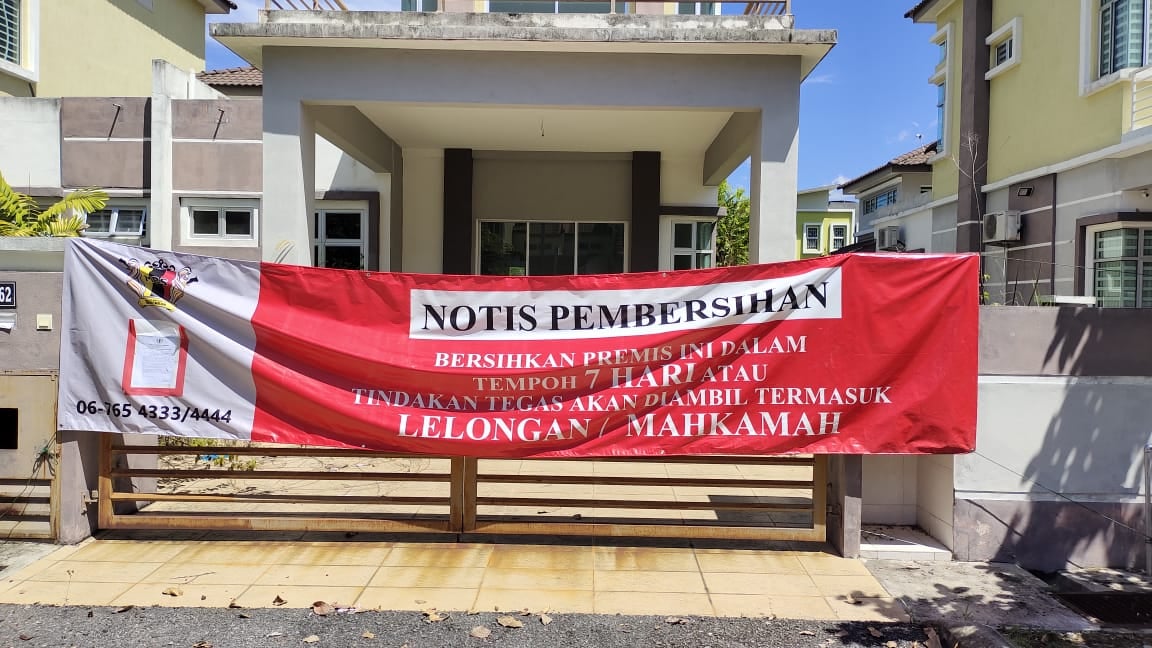 ADUAN AWAM RUMAH KOSONG  TANAH KOSONG  SEMAK SAMUN