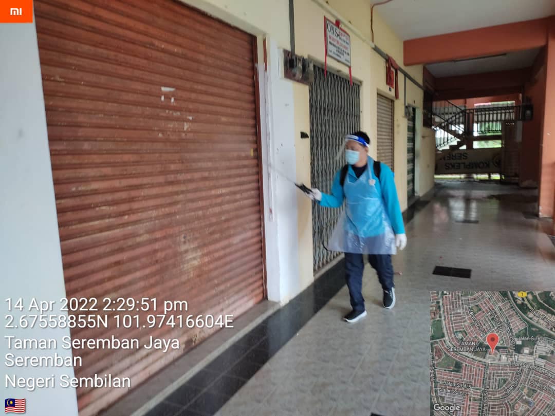 PEMBERSIHAN DAN SEMBURAN NYAHKUMAN (DISINFEKSI) KAWALAN NOVEL CORONAVIRUS COVID -19