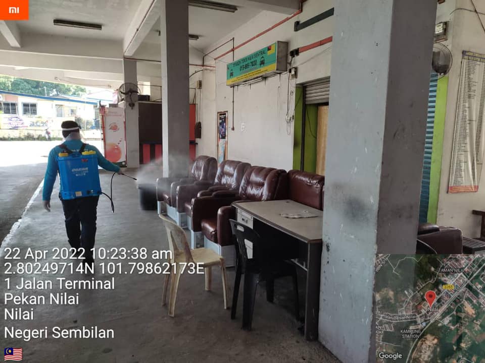 PEMBERSIHAN DAN SEMBURAN NYAHKUMAN (DISINFEKSI) KAWALAN NOVEL CORONAVIRUS COVID -19