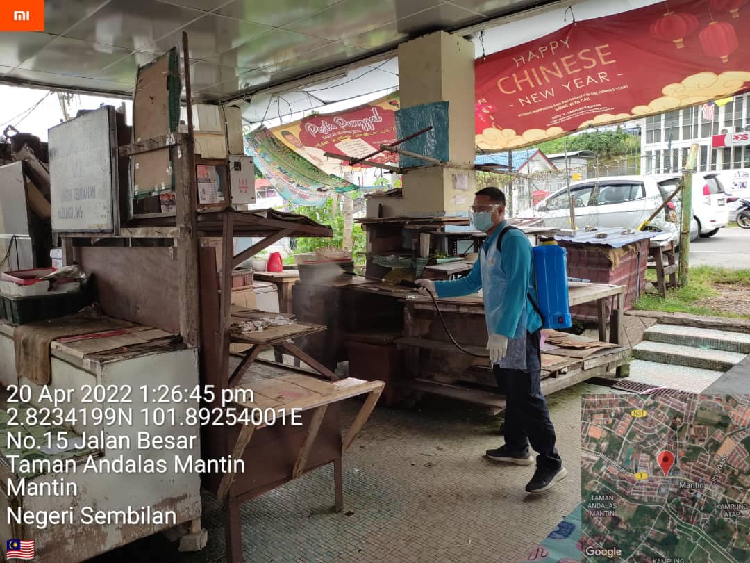 PEMBERSIHAN DAN SEMBURAN NYAHKUMAN (DISINFEKSI) KAWALAN NOVEL CORONAVIRUS COVID -19