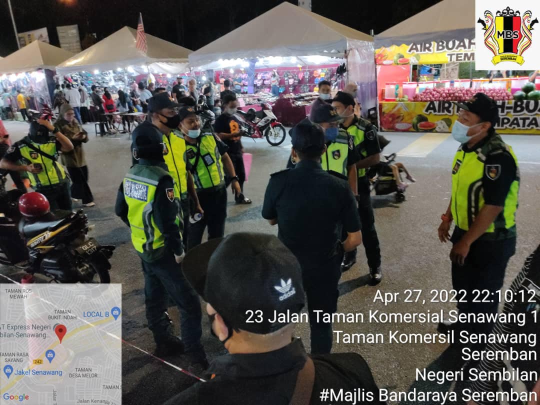  OPERASI BERSEPADU PENGUATKUASAAN BAZAR AIDILFITRI DALAM KAWASAN MAJLIS BANDARAYA SEREMBAN